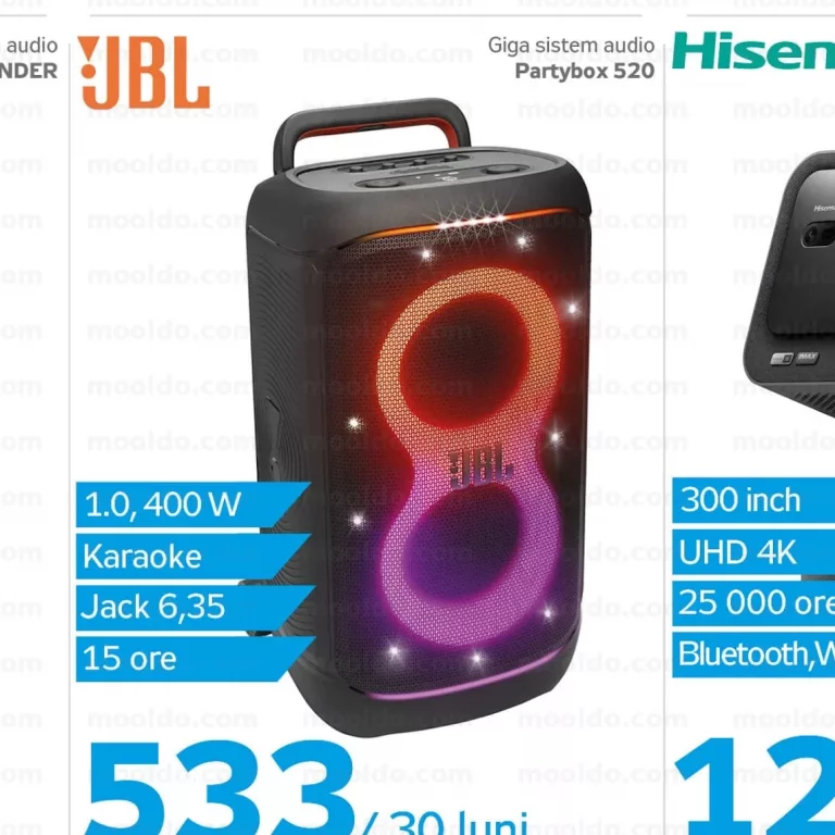 JBL Giga sistem audio Partybox 520