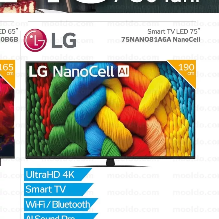 Smart TV LED 75'' 75NANO81A6A NanoCell