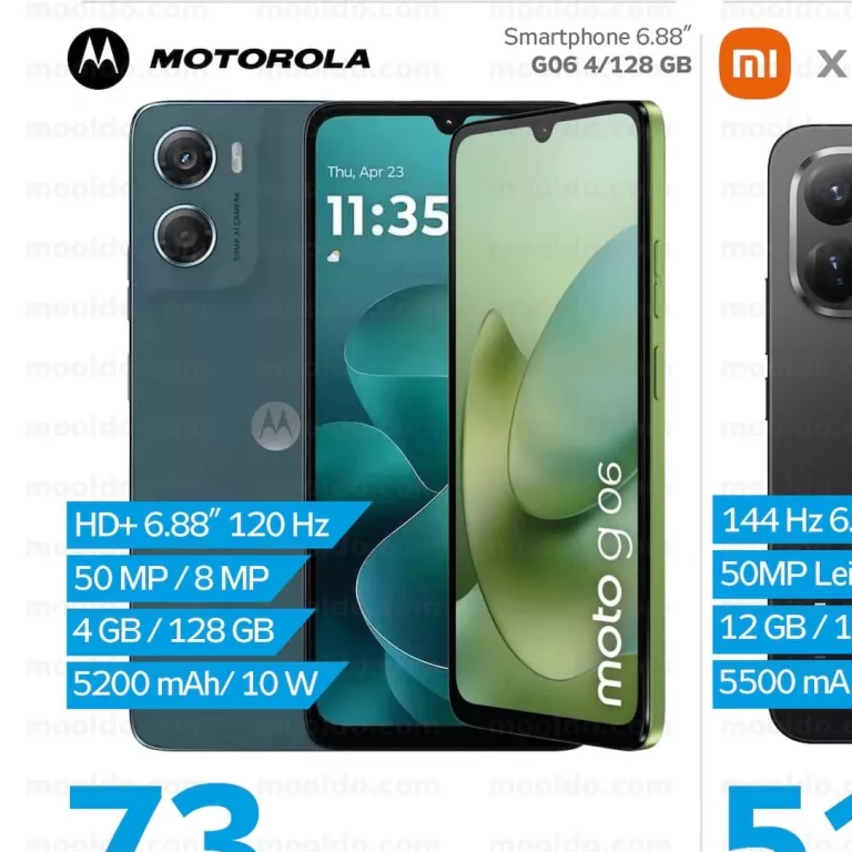 Smartphone 6.88" G06 4/128 GB