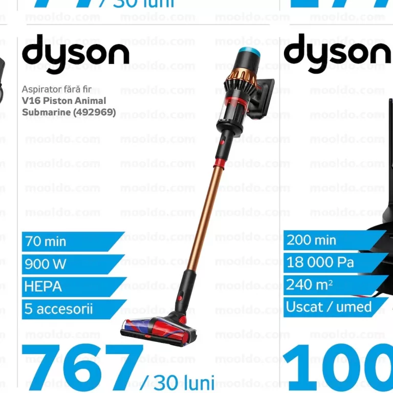 dyson Aspirator fără fir V16 Piston Animal Submarine (492969)