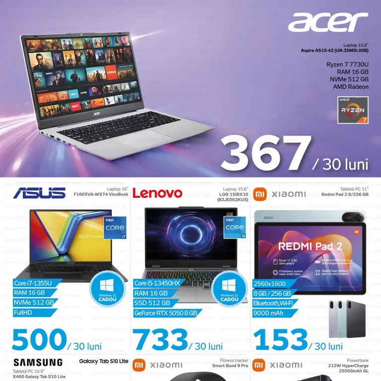 Laptop 15.6" Aspire AS15-42 (UN.35MSI.00B)