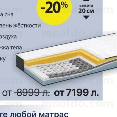 Матрас Dormeo iMemory S Plus