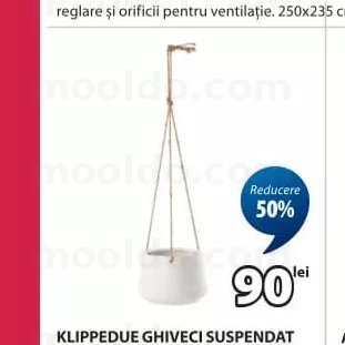 KLIPPEDUE GHIVECI SUSPENDAT