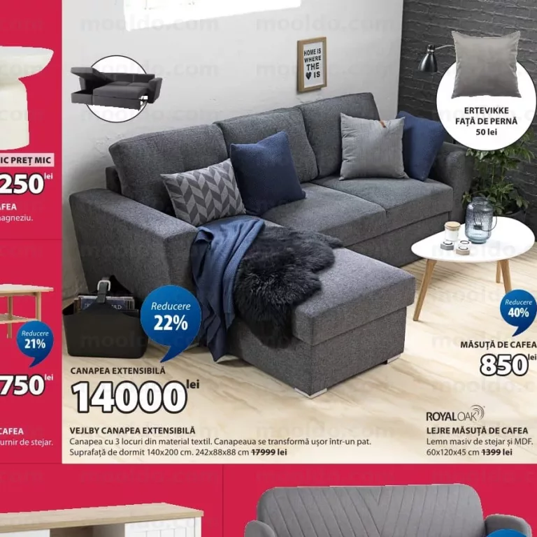 CANAPEA EXTENSIBILĂ VEJLBY