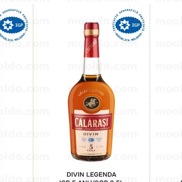 DIVIN LEGENDA IGP 5 ANI VSOP 0,5L