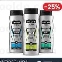 Șampon 3 in 1 p/u bărbați 400 ml
