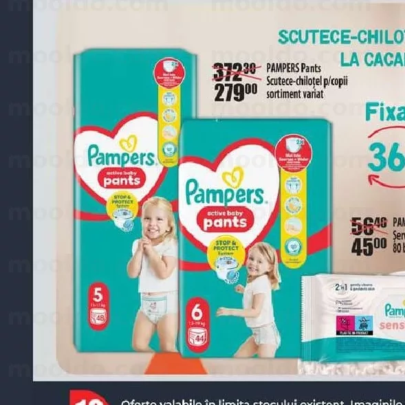 PAMPERS Pants Scutece-chiloțel p/copii sortiment variat