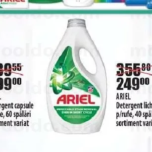ARIEL Detergent lichid p/rufe, 40 spălări sortiment variat