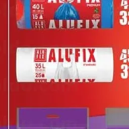 ALUFIX Pungi de gunoi 35 L/ 25 buc