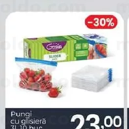 Pungi cu glisieră 3l, 10 buc.