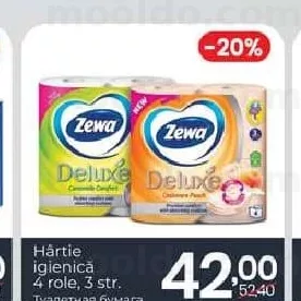 Hârtie igienică Zewa Deluxe