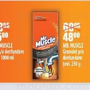 MR. MUSCLE Granulel p/u desfundare tevi, 250 g