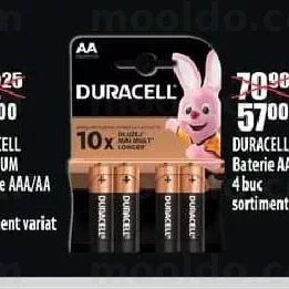 DURACELL Baterie AAA/AA 4 buc sortiment variat