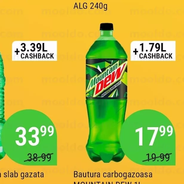 Băutură gazoasă MOUNTAIN DEW 1l