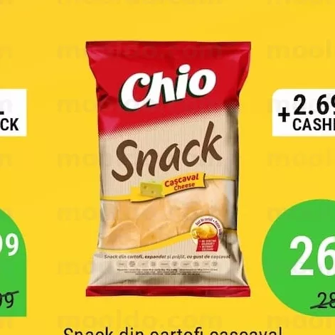 Snack din cartofi cascaval CHIO