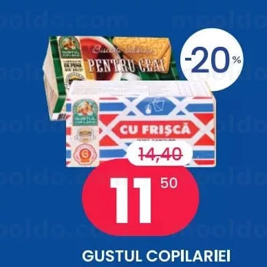 GUSTUL COPILARIEI Biscuiti sortiment variat 170 gr