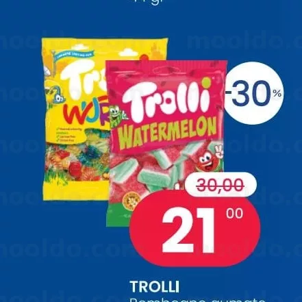 TROLLI Bomboane gumate sortiment variat 100 gr