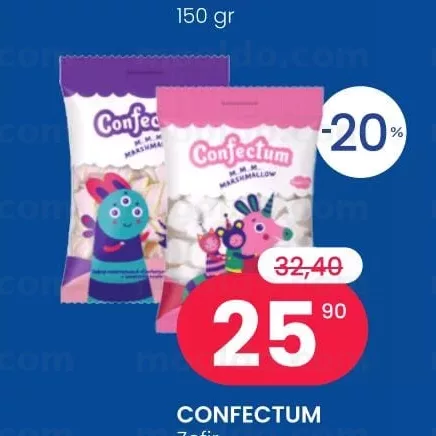 CONFECTUM Zefir sortiment variat 100 gr