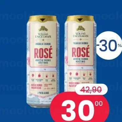 VOLFAS ENGELMAN Bere Rose C/M, 0,568 l