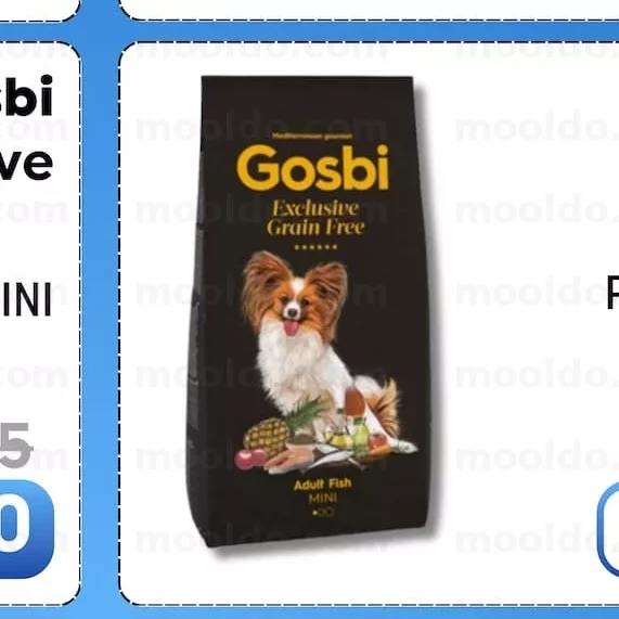 GOSBI Exclusive GF PEȘTE / ADULT MINI 500 g