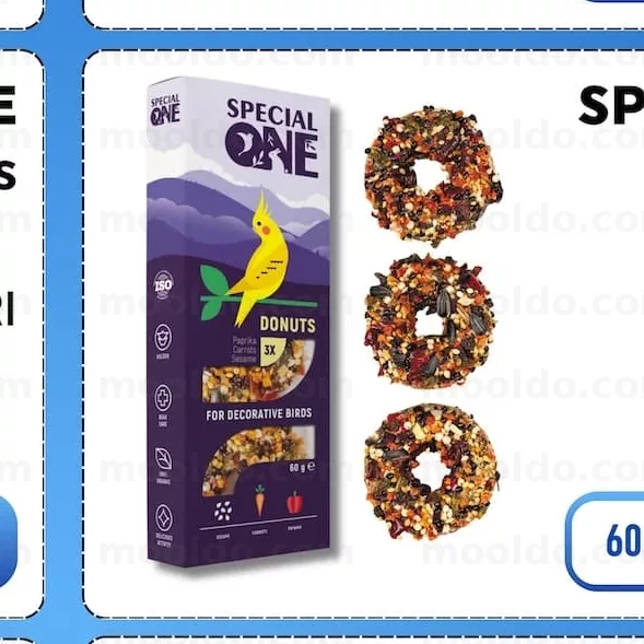 SPECIAL ONE Donuts PENTRU PĂSĂRI 60 g