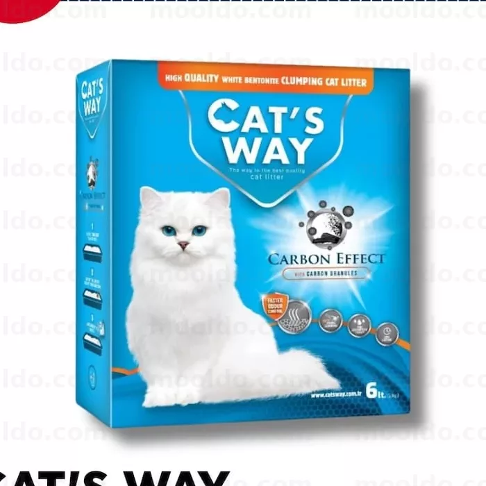 CAT'S WAY CĂRBUNE / LAVANDĂ 6 L