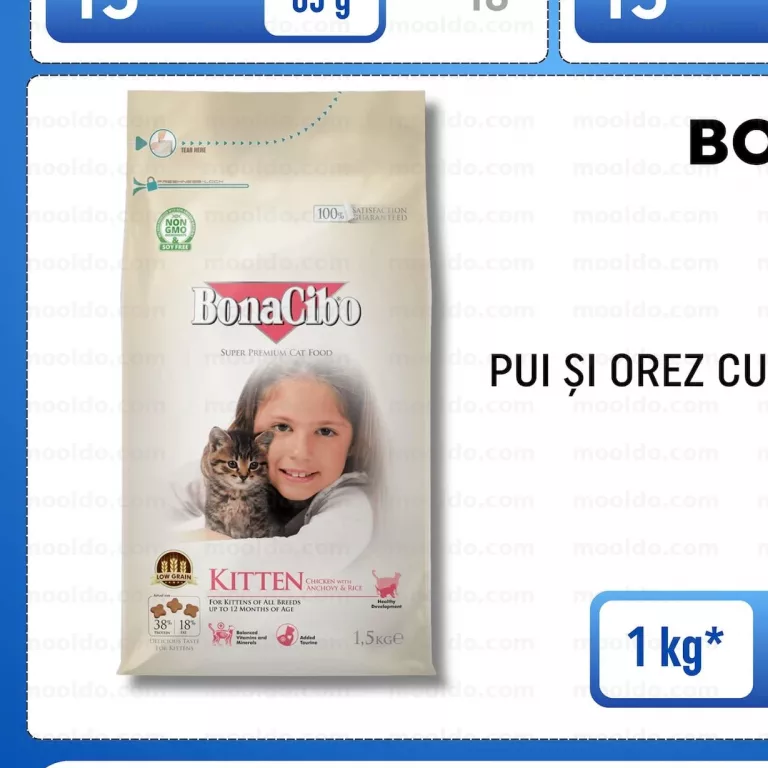 BONACIBO PUI ȘI OREZ CU ANȘOA / PISOI