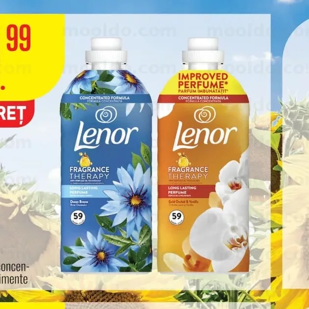 LENOR 1.2L кондиционер для белья концентрированный разные виды