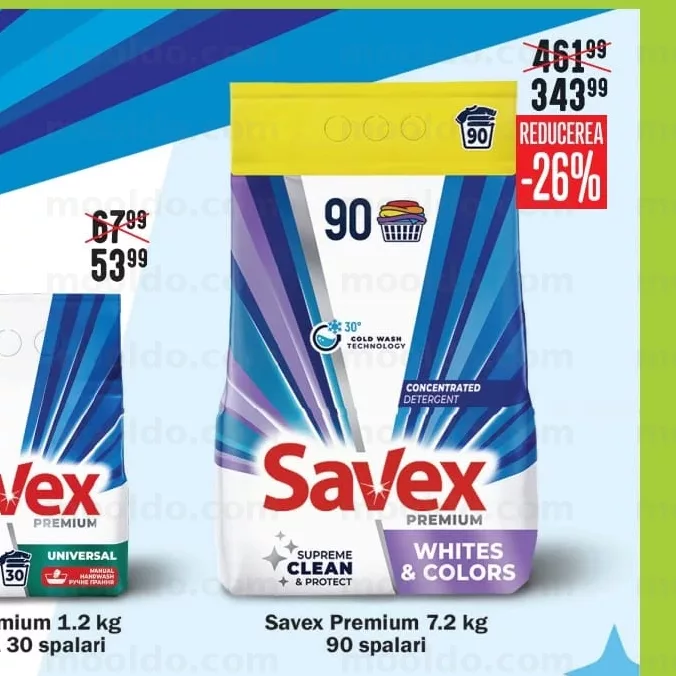 Savex Premium 7.2 kg 90 spalari
