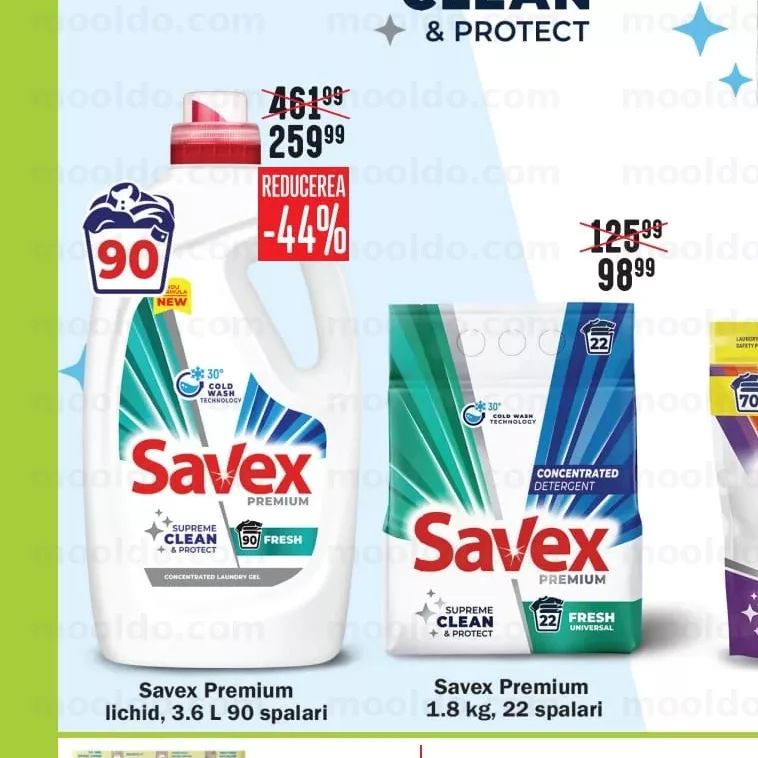 Savex Premium lichid, 3.6 L 90 spalari