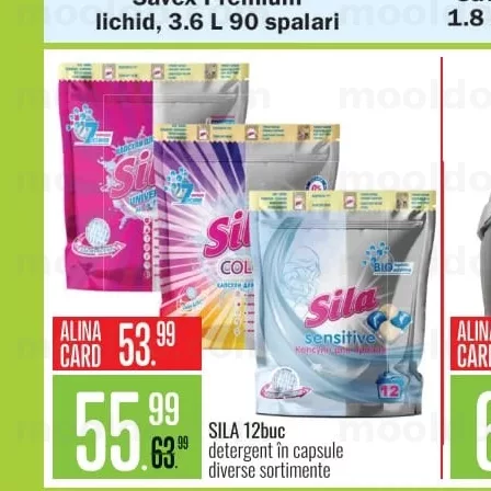 SILA 12buc detergent in capsule diverse sortimente