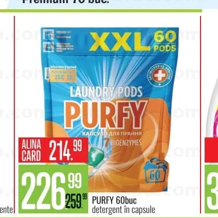 PURFY 60buc detergent in capsule