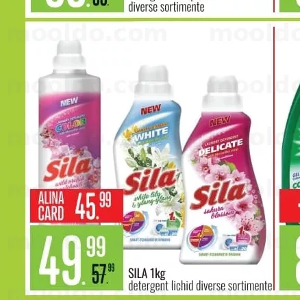 SILA 1kg detergent lichid diverse sortimente