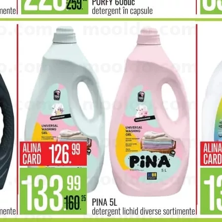 PINA 5L detergent lichid diverse sortimente