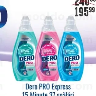 Dero PRO Express 15 Minute 37 spălări