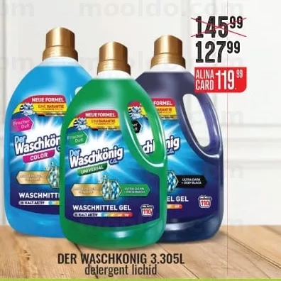 DER WASCHKÖNIG 3,305L detergent lichid