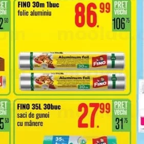 FINO 30m 1buc folie aluminiu