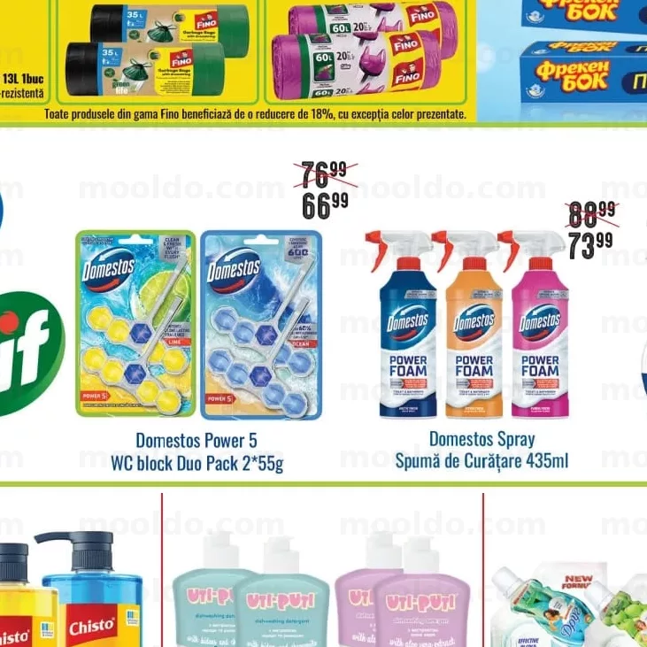 Domestos Power 5 WC block Duo Pack 2*55g