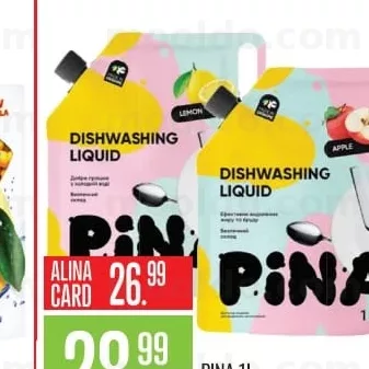 PINA 1L detergent p/u vase rezervă diverse sortimente