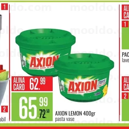 AXION LEMON 400gr pasta vase
