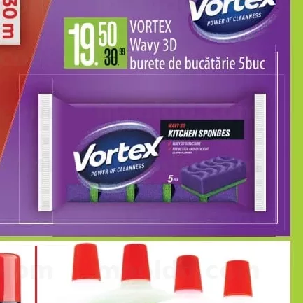 VORTEX Wavy 3D burete de bucătărie 5buc