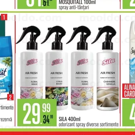 SILA 400ml odorizant spray diverse sortimente