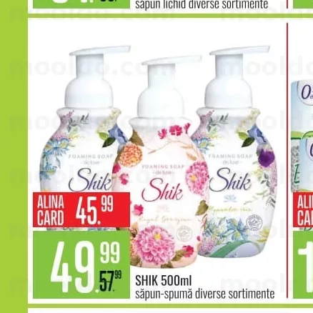 SHIK 500ml săpun-spumă diverse sortimente