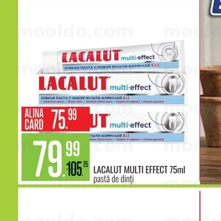 LACALUT MULTI EFFECT 75ml pastă de dinți
