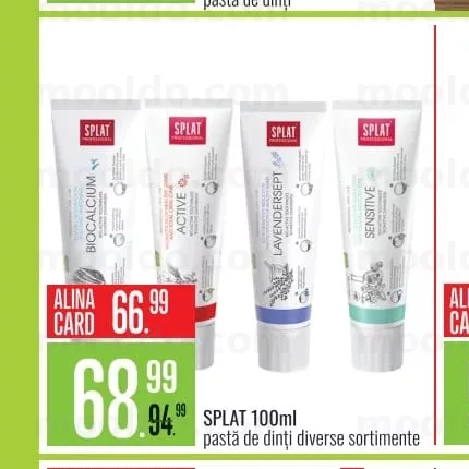 SPLAT 100ml pastă de dinți diverse sortimente