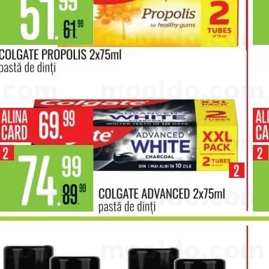 COLGATE ADVANCED 2x75ml pastă de dinți