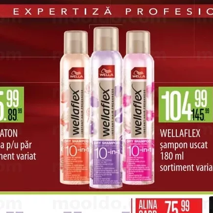 WELLAFLEX șampon uscat 180 ml sortiment variat