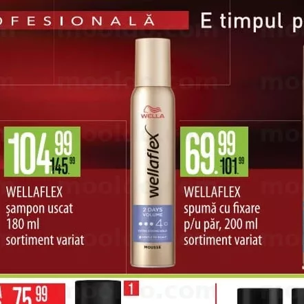 WELLAFLEX spumă cu fixare p/u păr, 200 ml sortiment variat
