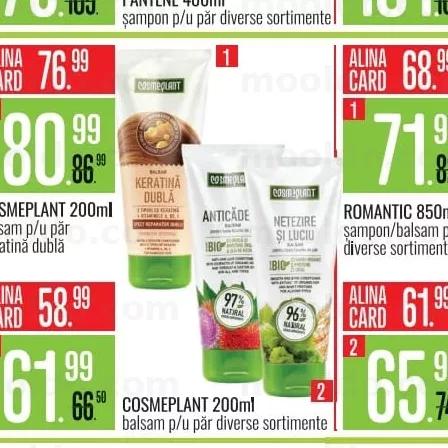 COSMEPLANT 200ml balsam p/u păr keratină dublă