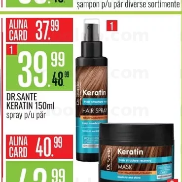 DR.SANTE KERATIN 150ml spray p/u păr